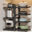 Rangement Sous Évier Casseroles Multi-Niveaux Réglable Noir