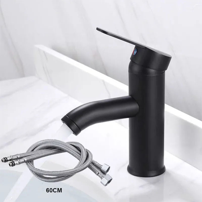 Mitigeur Lavabo Inox, 3 Finitions, Modèle Bas ou Haut