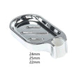Porte-Savon Chromé Drainant à Clipser pour Barre de Douche, 16,2 x 8,8 cm