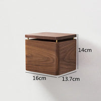 Porte-Papier Toilette et Boîte à Mouchoirs Murale en Bois, 4 Formats