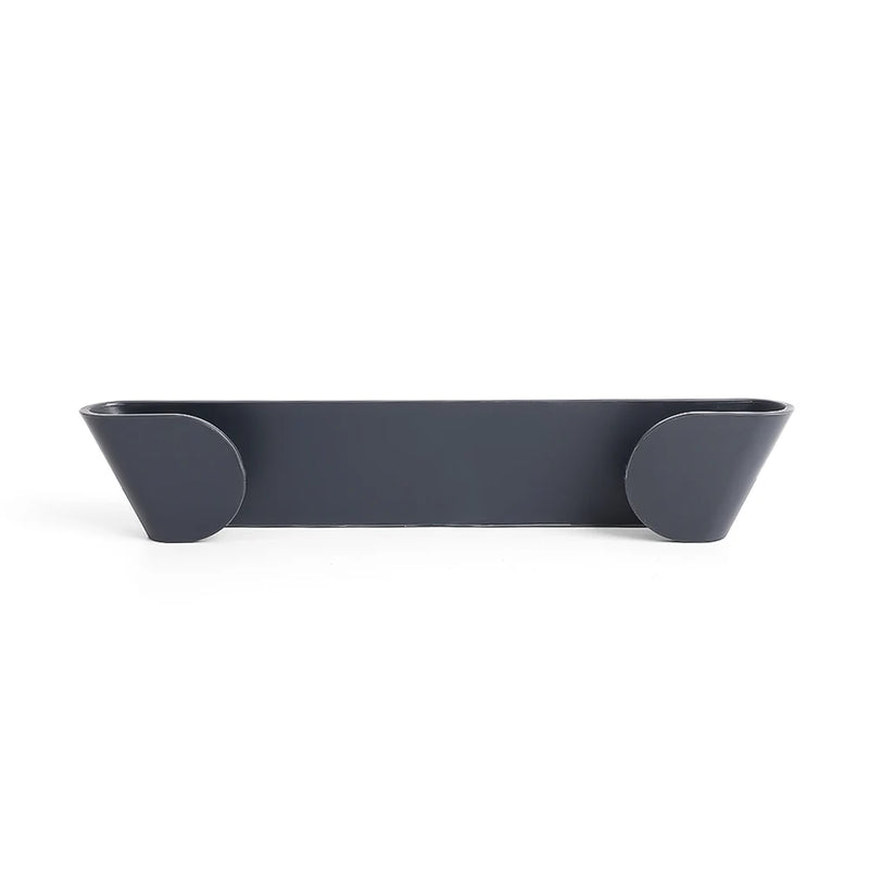 Range-Couvercle Mural Adhésif Sans Perçage Gris, Pièce Unique ou Paire