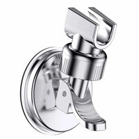 Support de Douchette à Ventouse Chromé Orientable Sans Perçage