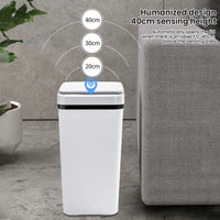 Poubelle Salle de Bain Automatique 12L Anti-Odeurs Capteur