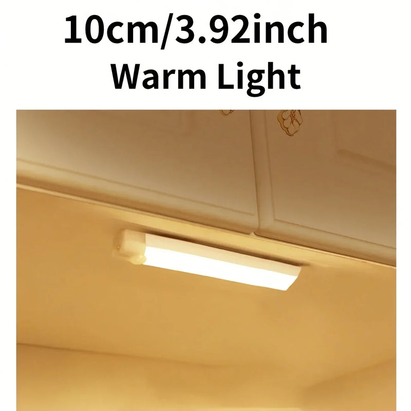 Réglette LED Sous Meuble à Détecteur de Mouvement Rechargeable 10 à 50 cm