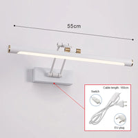 Applique Salle de Bain LED Tactile Variateur 43 et 55 cm