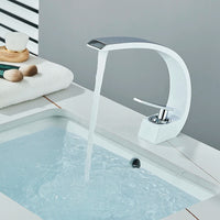 Mitigeur de Lavabo Cascade Monobloc sur Comptoir