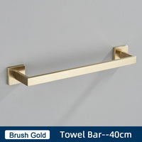 Ensemble Accessoires Salle de Bain Inox 4 Pièces