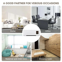 Radiateur Soufflant Mural Salle de Bain avec Télécommande et Minuterie 1500 W