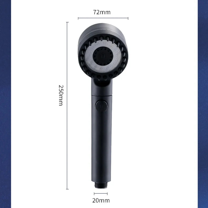 Pommeau de Douche à Filtre Haute Pression 3 Modes