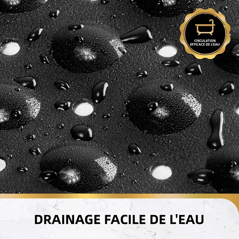 Tapis de Baignoire Extra Long Antidérapant 100 cm, 6 Coloris