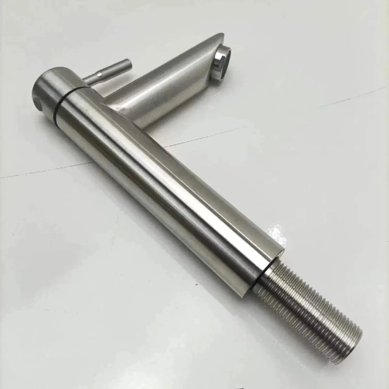 Robinet Lave-Main Eau Froide Inox 304 Noir ou Brossé, 18 cm