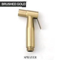 Douchette WC Kit Vanne et Flexible ou Pièces Seules, 4 Finitions