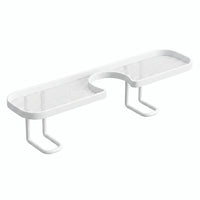 Support de Robinet pour Évier en Acier Noir ou Blanc, 50 cm