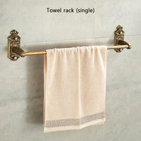 Ensemble d'Accessoires Salle de Bain Rétro Brossé