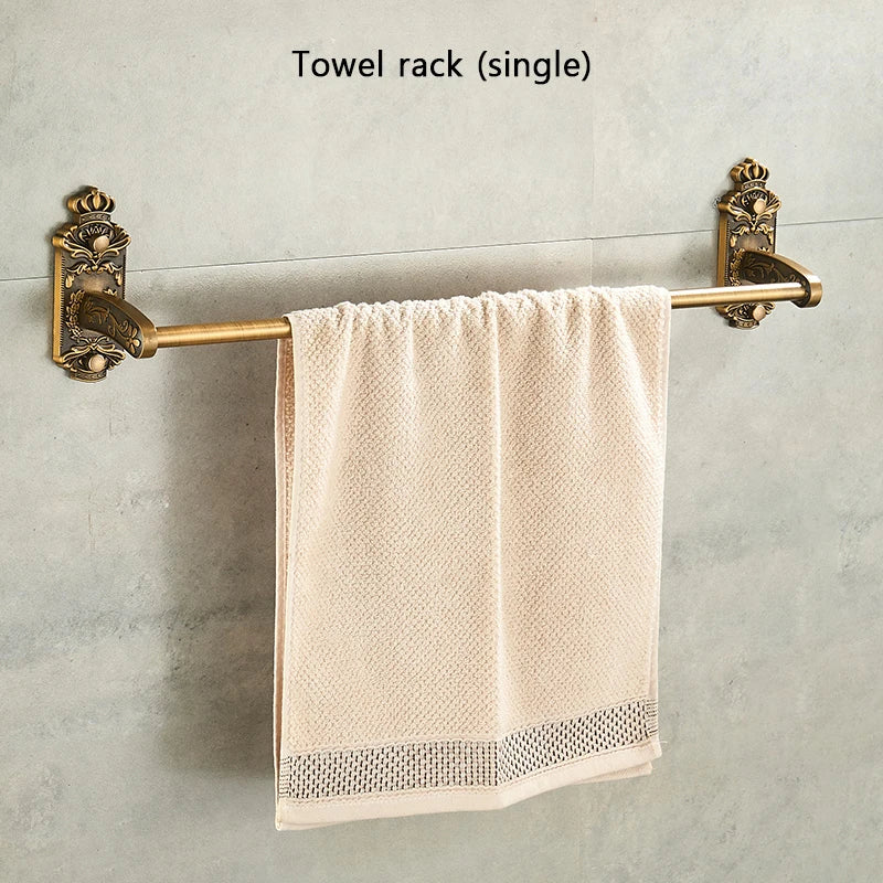Ensemble d'Accessoires Salle de Bain Rétro Brossé