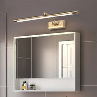 Applique Miroir Salle de Bain Inox Orientable 40 à 70 cm