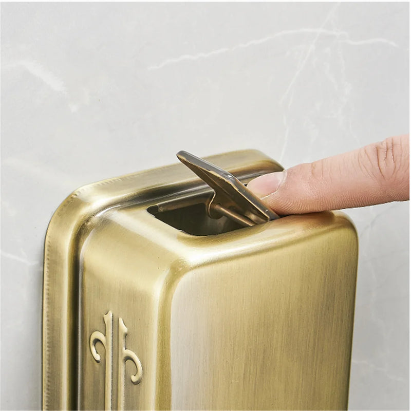 Distributeur de Savon Mural en Inox 304, 3 Contenances, 6 Finitions