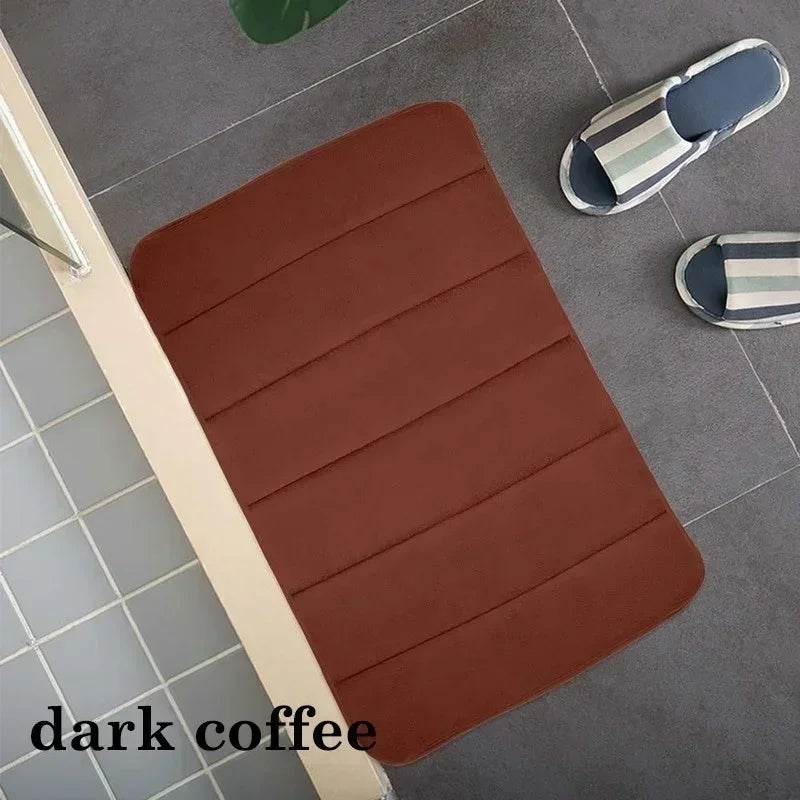 Tapis de Bain Mémoire de Forme Corail Ultra Absorbant