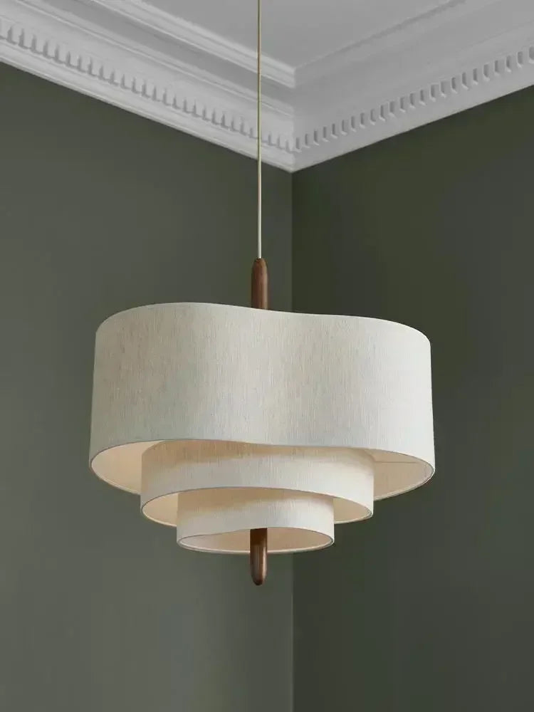 Suspension Cuisine Tissu Wabi-Sabi à la Pièce, Lampadaire et Lampe de Table