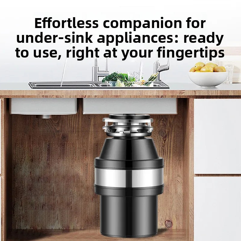 Broyeur Évier de Cuisine Automatique 7 Niveaux, 375, 550 ou 750 W