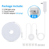 Ruban LED COB 24 V Sous Meuble avec Capteur Tactile, 1 à 10 m
