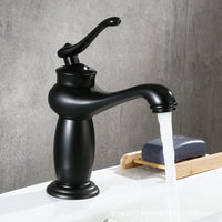Robinet Lavabo Rétro Laiton Bronze Antique