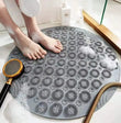 Tapis de Douche Rond Antidérapant Massant PVC