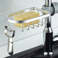 Porte-Savon à Clip pour Robinet ou Barre de Douche, Aluminium, 4 Couleurs