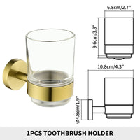 Accessoires Salle de Bain Inox Doré ou Chromé à Choisir