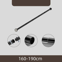 Barre de Douche Télescopique Inox, Noir ou Blanc, 70 à 280 cm