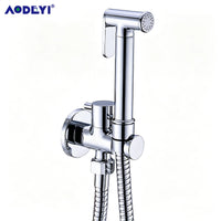 Kit Douchette WC Laiton Chromé avec Flexible Inox 120 cm