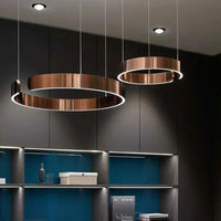 Suspension Cuisine LED Anneaux Ouverts, Ø 40 à 80 cm