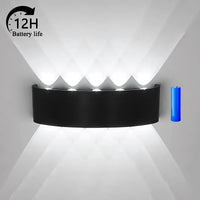Applique Murale Rechargeable Haut et Bas avec Télécommande, 6 ou 10 W