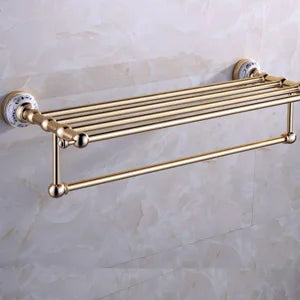 Ensemble d'Accessoires Salle de Bain Céramique Chromé