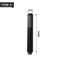 Pommeau de Douche Laiton Noir Mat, Douchettes et Supports à la Pièce