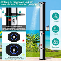 Douche Solaire Colonne 35, 40 ou 60 L avec Housse