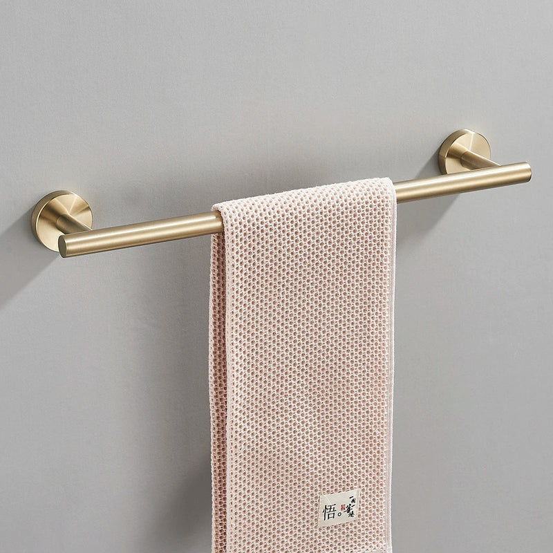 Accessoires Salle de Bain Doré Brossé à la Pièce ou en Kit de 4