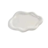 Plateau Miroir Nuage Argenté, Blanc, Crème ou Rose