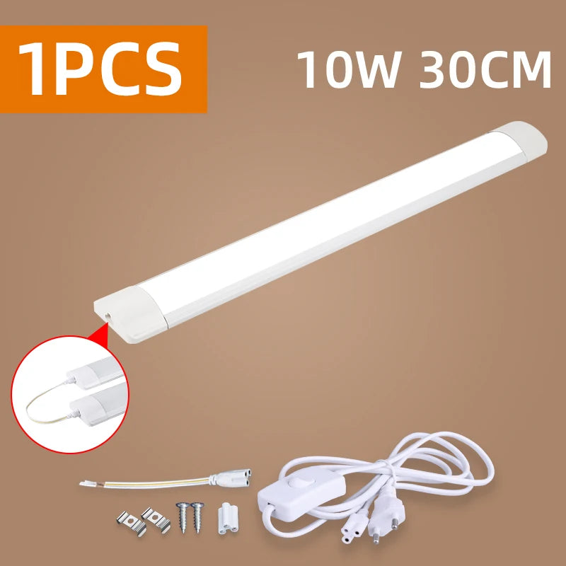 Réglette LED Cuisine Sous Meuble T5 ou Plate, 30 ou 50 cm