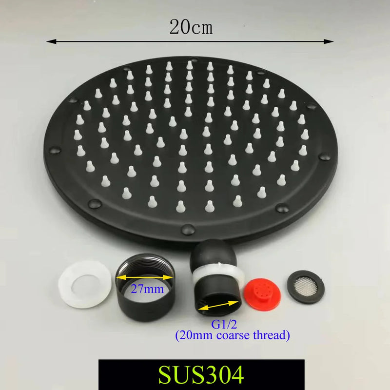 Rotule Orientable et Pommeau de Douche G1/2 à la Pièce, 18 Articles