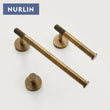 Accessoires Salle de Bain Laiton Noir, Doré, Argent ou Vieilli à la Pièce, 4 Articles