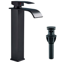 Mitigeur Lavabo Cascade Monotrou Inox 304, 7 Finitions, Modèle Bas ou Haut