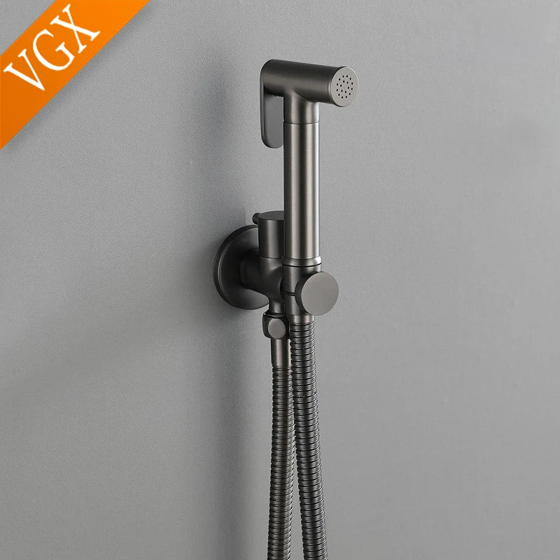 Douchette WC Eau Froide Flexible Inox 1,5 m, 4 Finitions