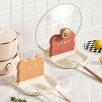 Range-Couvercle de Cuisine à Poser avec Plateau pour Cuillères, 3 Coloris