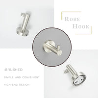 Accessoires Salle de Bain Nickel Brossé à Choisir par Pièce