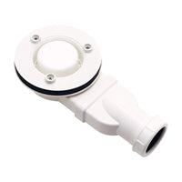 Bonde de Douche Extra Plate Sortie Latérale 90 mm Blanc