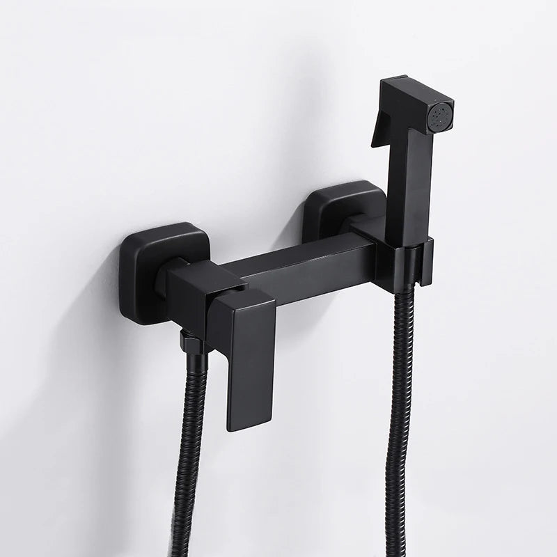 Douchette WC Mitigeur Mural Eau Chaude et Froide