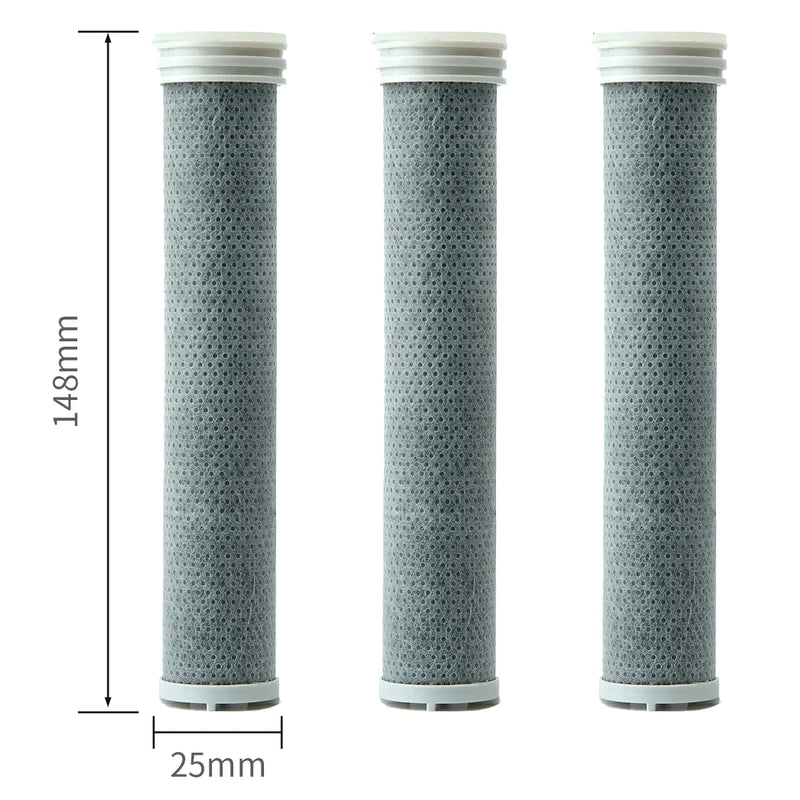 Pommeau de Douche Filtrant à Tête Ovale Ajourée, Cartouche Charbon, 7 Coloris