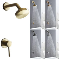 Douche Encastrable Pluie 10 cm, 4 Finitions