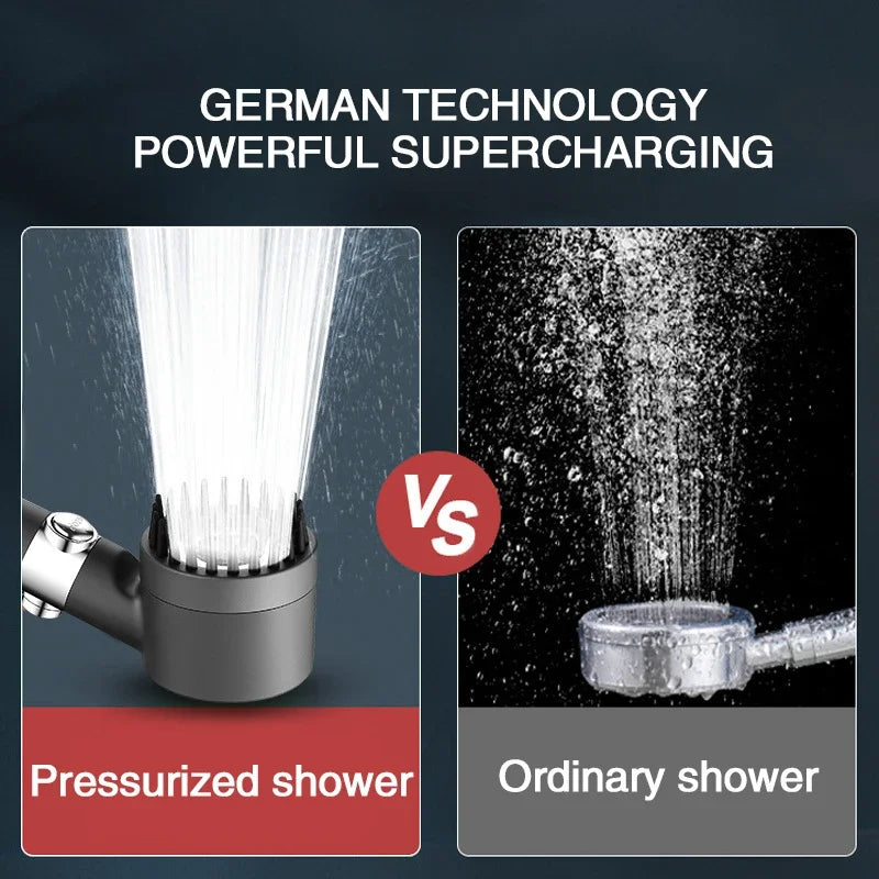 Pommeau de Douche à Filtre Haute Pression 3 Modes